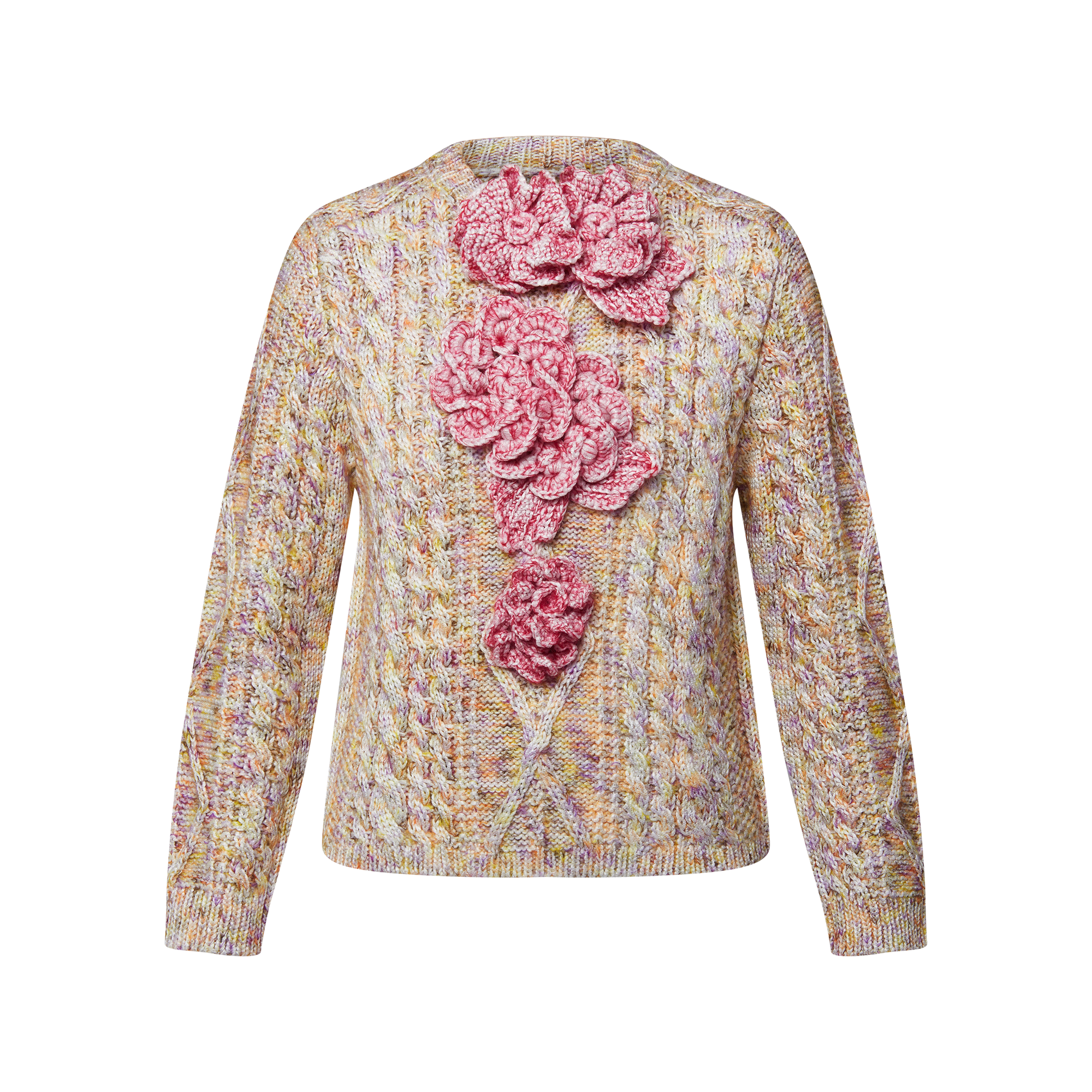 Knitted Flower Front Pullover - Men - Discontinued Product | LOUIS